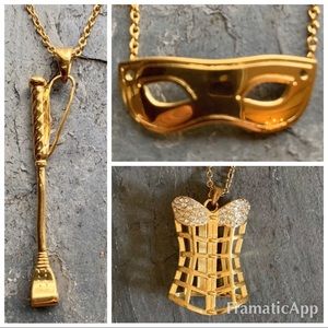 .new BDSM set/3 boudoir necklaces Monika Chiang
